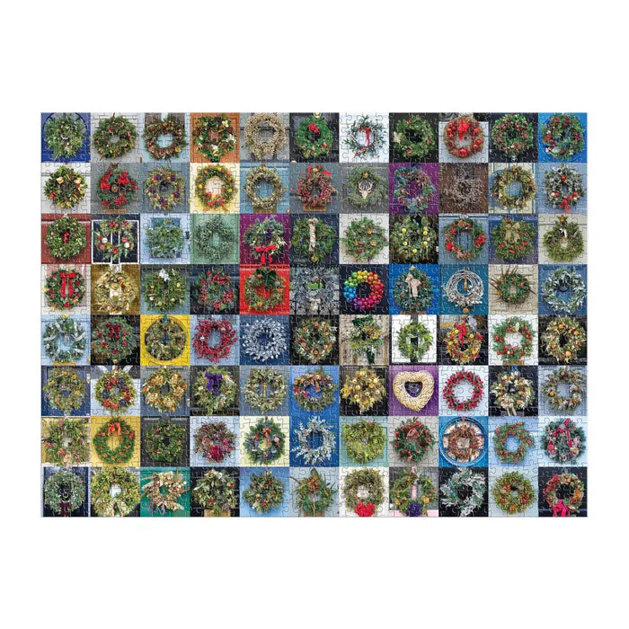Handmade Wreaths 1000 Piece Jigsaw Puzzle Galison - for just $19.99! 