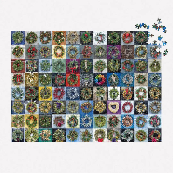 Handmade Wreaths 1000 Piece Jigsaw Puzzle Galison - for just $19.99! 