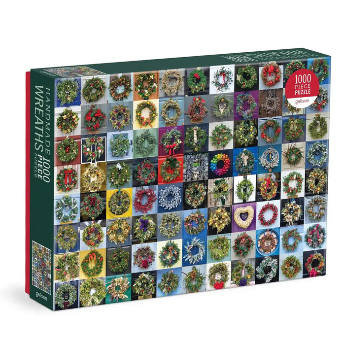 Handmade Wreaths 1000 Piece Jigsaw Puzzle Galison - for just $19.99! 