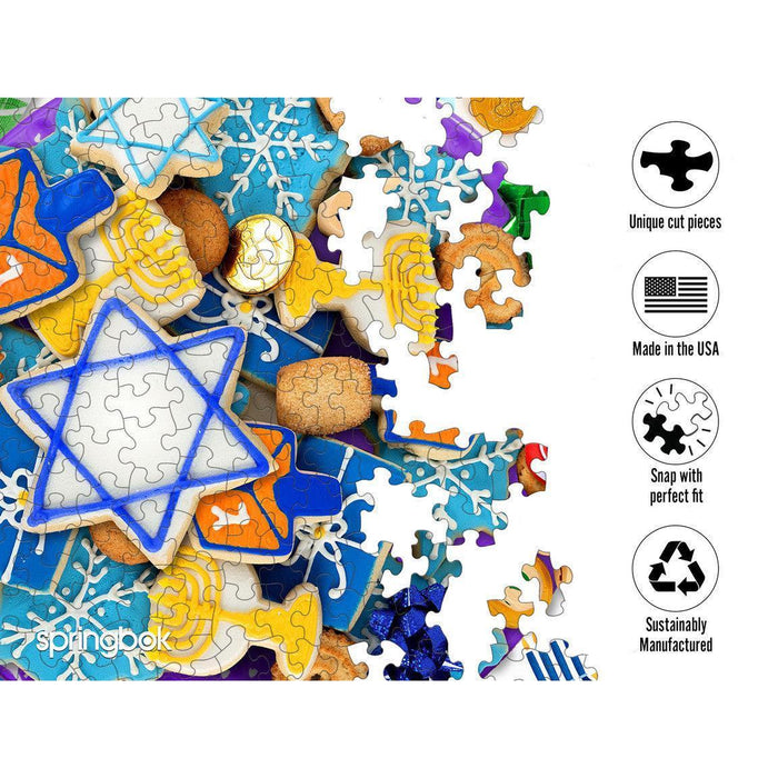 Hanukkah Cookies 500 Piece Jigsaw Puzzle Springbok - for just $17.99! 