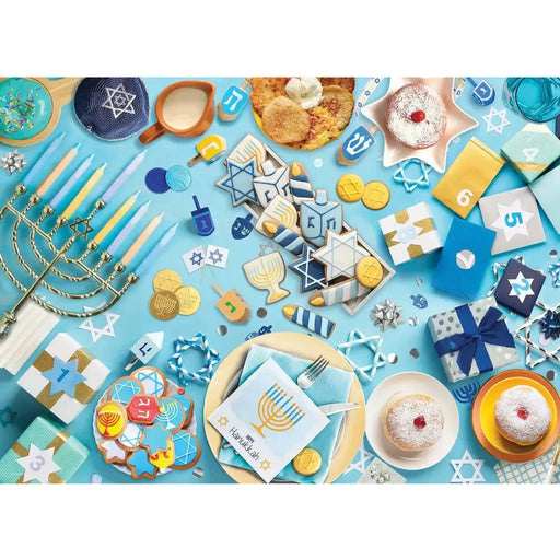 Hanukkah Table 1000 Piece Jigsaw Puzzle Eurographics - for just $21.99! 