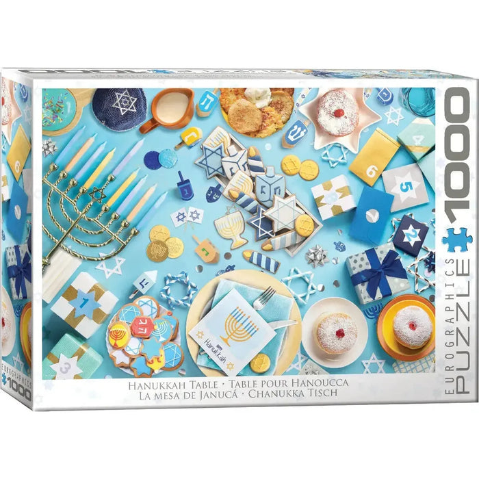 Hanukkah Table 1000 Piece Jigsaw Puzzle Eurographics - for just $21.99! 