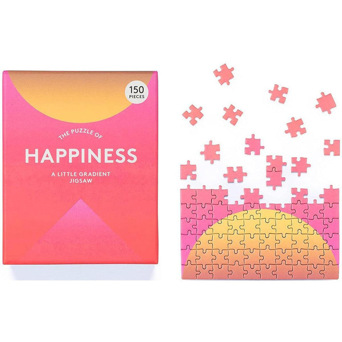 Happiness 150 Piece Mini Gradient Jigsaw Puzzle Laurence King - for just $12.99! 