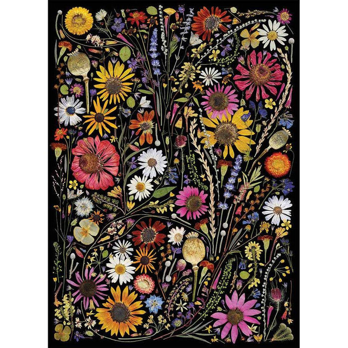 Happiness Flower Press 1000 Piece Jigsaw Puzzle Cobble Hill - for just $19.99! 