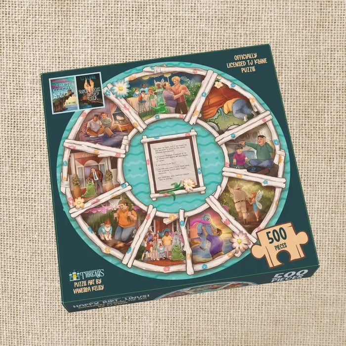 Happy Birthday Linus "House in the Cerulean Sea" 500 Piece Jigsaw Puzzle KOT - for just $29.99! 