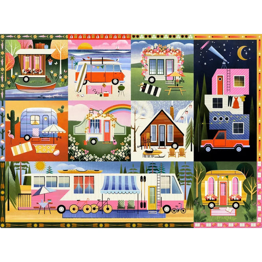 Happy Campers 1000 Piece Jigsaw Puzzle PuzzleFolk - for just $24.99! 