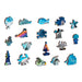 Happy Dolphins 505 Piece Wood Jigsaw Puzzle Wooden City - for just $27.99! 