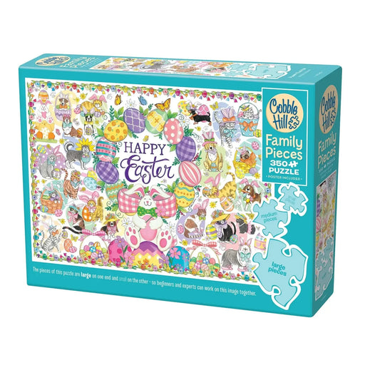 Happy Easter 350 Piece Family Jigsaw Puzzle Cobble Hill - for just $17.99! 