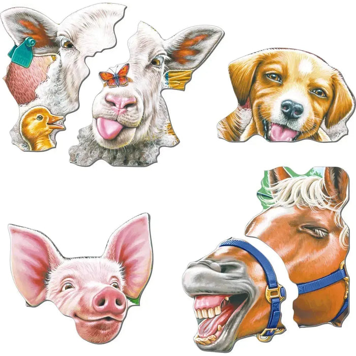 Happy Farm Selfie 33 Piece Tray Jigsaw Puzzle Larsen - for just $11.99! 