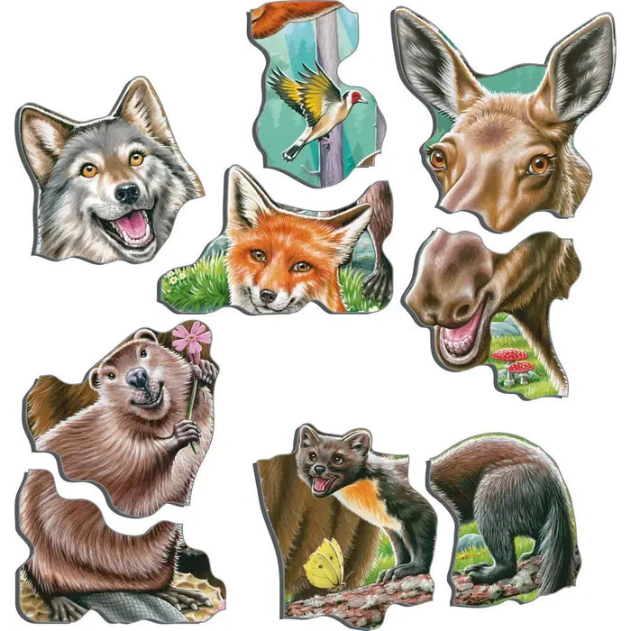 Happy Forest Selfie 42 Piece Tray Jigsaw Puzzle Larsen - for just $11.99! 