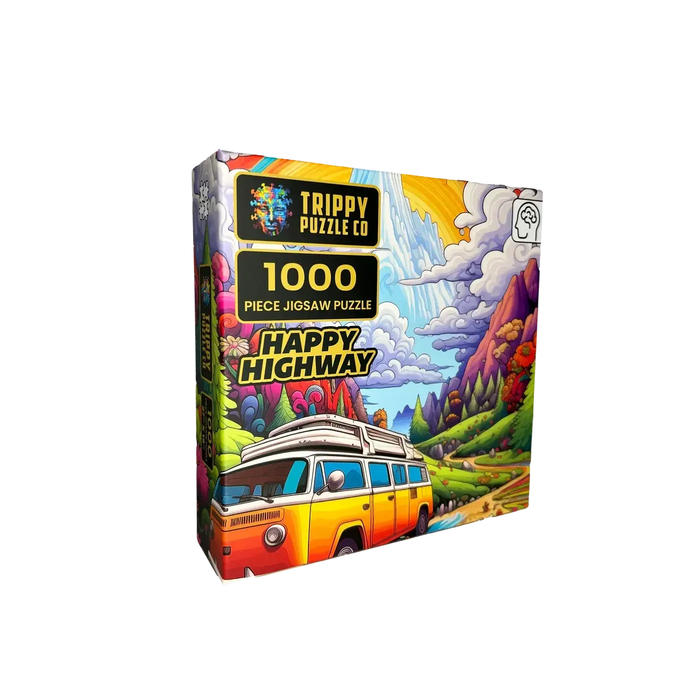 Happy Highway 1000 Piece Jigsaw Puzzle Trippy - for just $19.99! 