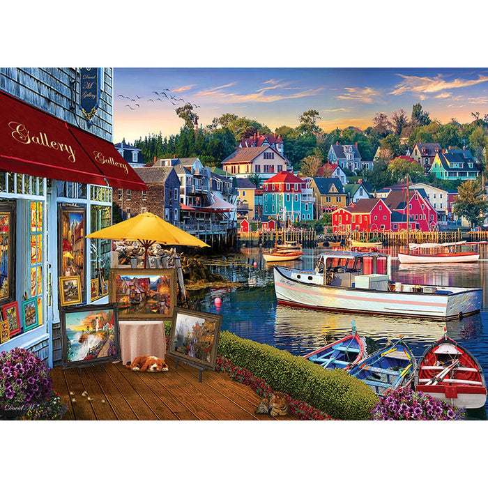 Harbor Gallery 1000 Piece Jigsaw Puzzle Cobble Hill - for just $19.99! 