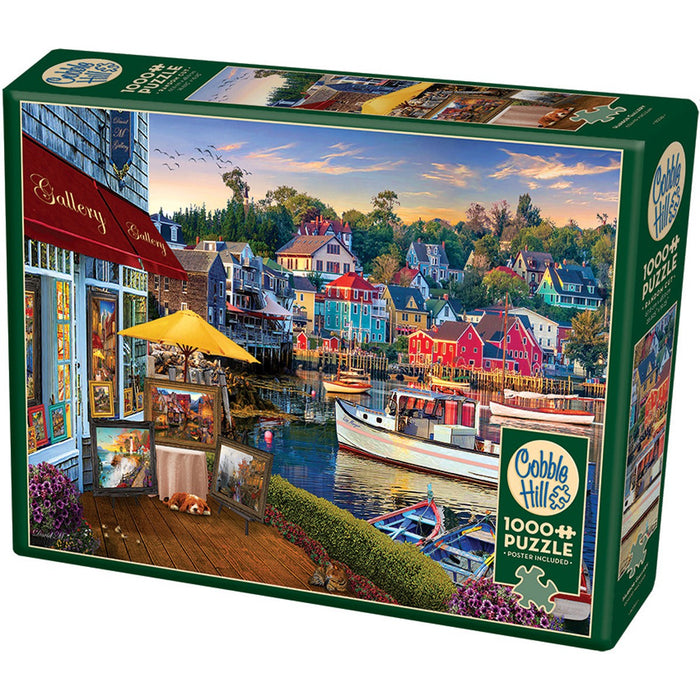 Harbor Gallery 1000 Piece Jigsaw Puzzle Cobble Hill - for just $19.99! 