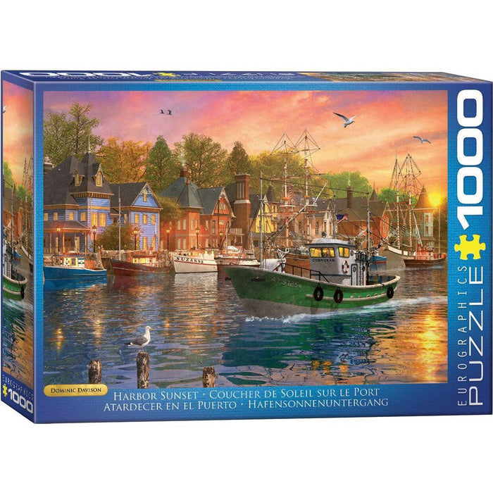 Harbor Sunset 1000 Piece Jigsaw Puzzle Eurographics - for just $21.99! 