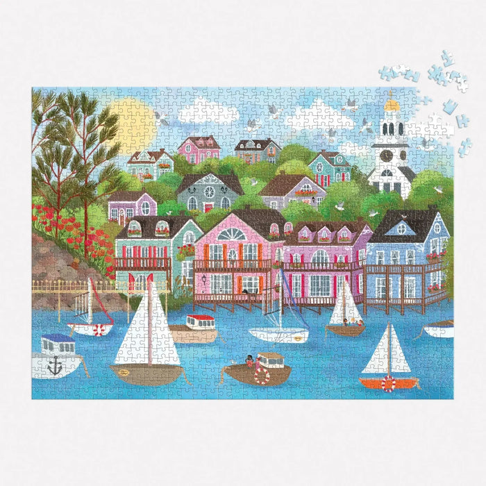 Harbor by the Sea 1000 Piece Jigsaw Puzzle Galison - for just $19.99! 