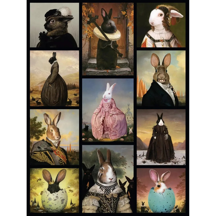 Hares to the Throne by Bill Mayer 1000 Piece Jigsaw Puzzle NYPC - for just $28.99! 