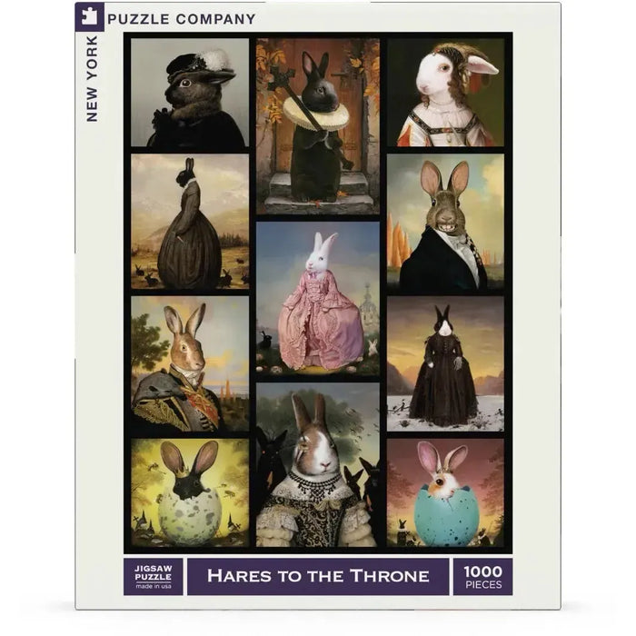 Hares to the Throne by Bill Mayer 1000 Piece Jigsaw Puzzle NYPC - for just $28.99! 