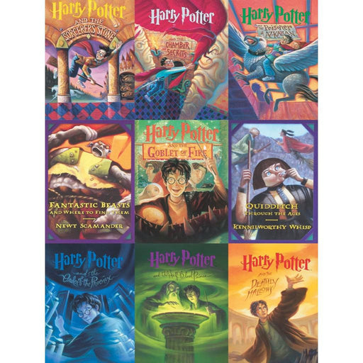 Harry Potter Book Covers 500 Piece Jigsaw Puzzle NYPC - for just $22.99! 