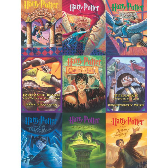 Harry Potter Book Covers 500 Piece Jigsaw Puzzle NYPC - for just $22.99! 