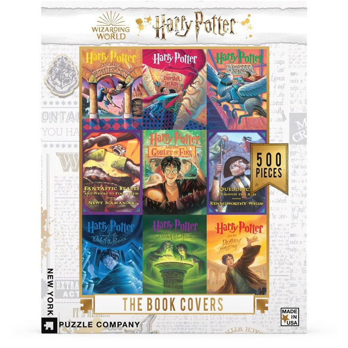 Harry Potter Book Covers 500 Piece Jigsaw Puzzle NYPC - for just $22.99! 