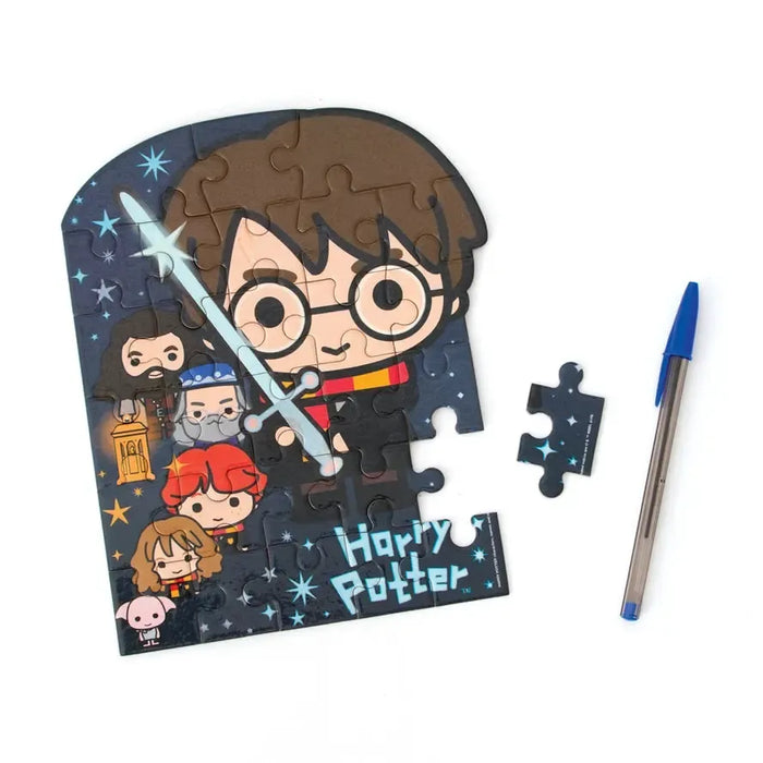 Harry Potter Chibi Glow 28 Piece Mini Shaped Jigsaw Puzzle Paper House - for just $7.99! 