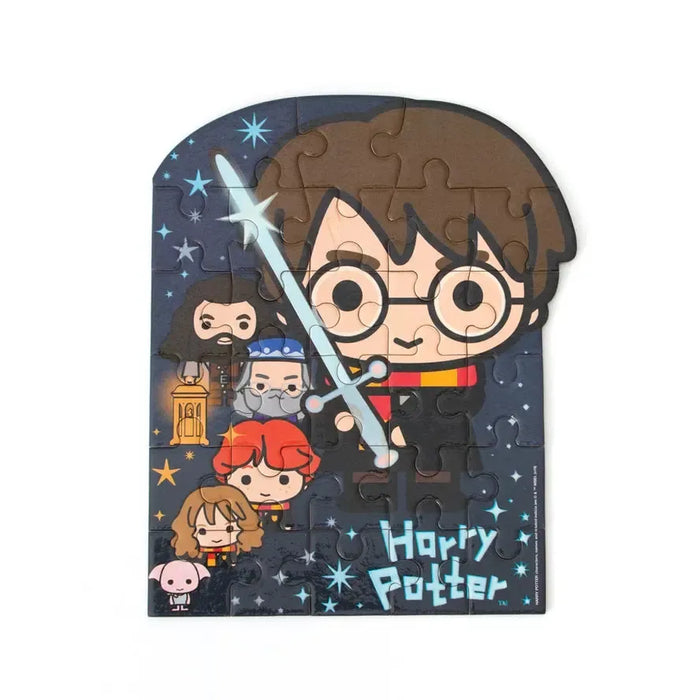 Harry Potter Chibi Glow 28 Piece Mini Shaped Jigsaw Puzzle Paper House - for just $7.99! 