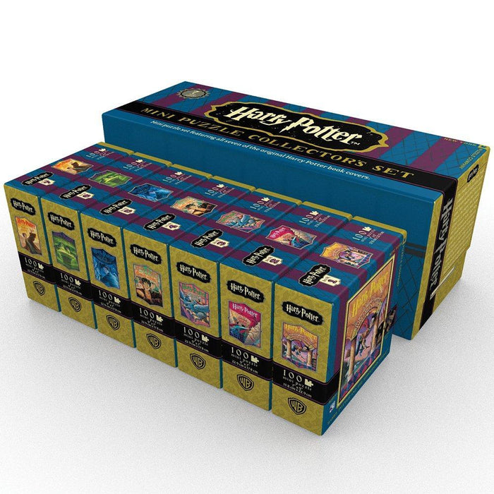Harry Potter Collector's Set of 7 Book Cover 100 Piece Mini Jigsaw Puzzles NYPC - for just $59.99! 