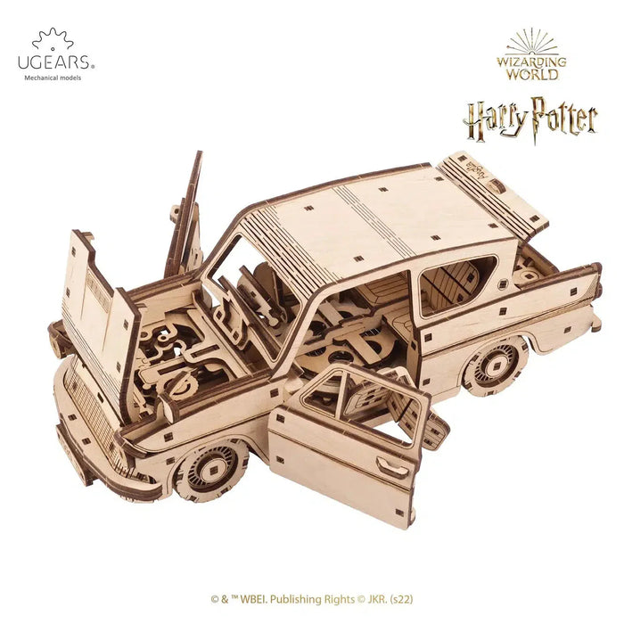 Harry Potter™ Flying Ford Anglia™ 3D Wood Model Kit UGEARS - for just $59.99! 
