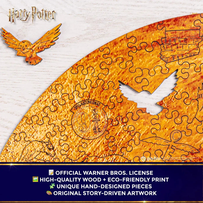 Harry Potter Hedwig Wooden Jigsaw Puzzle Woods Story - for just $39.99! 