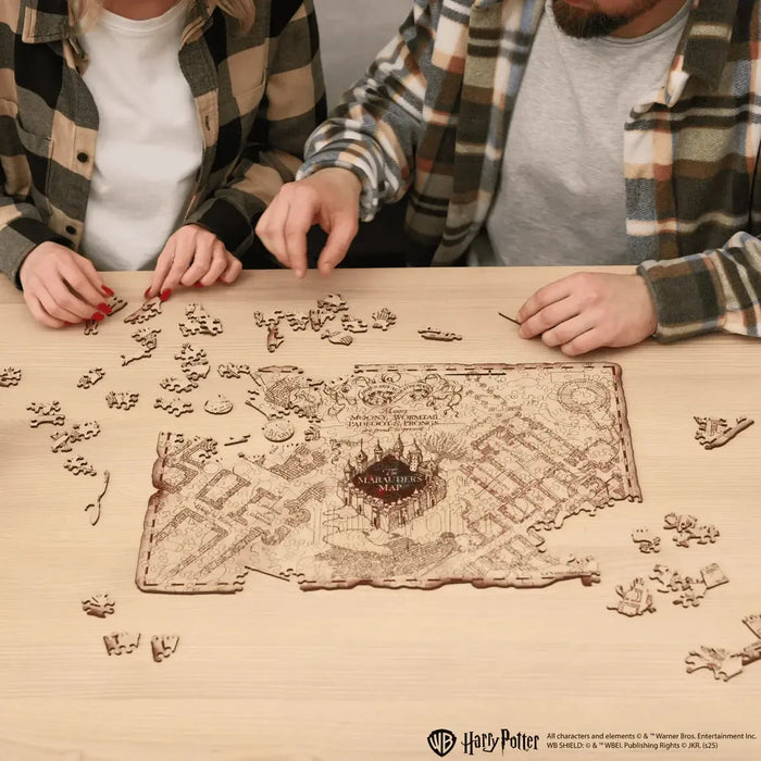 Harry Potter Marauder's Map Wooden Jigsaw Puzzle Woods Story - for just $39.99! 