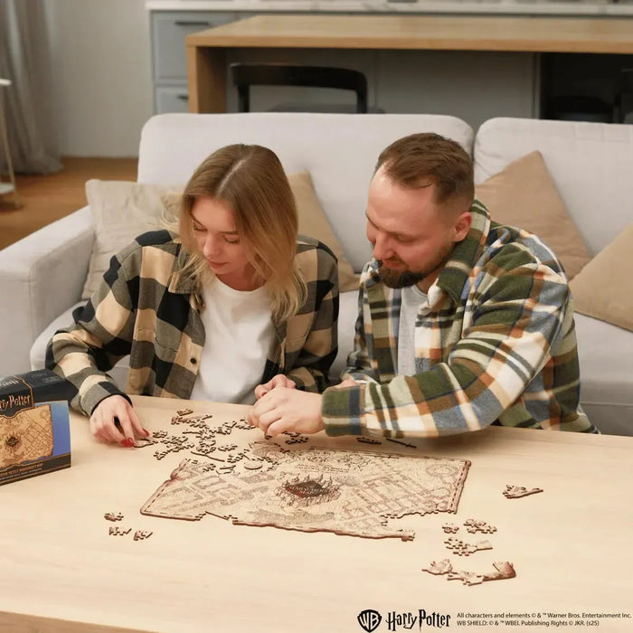 Harry Potter Marauder's Map Wooden Jigsaw Puzzle Woods Story - for just $39.99! 