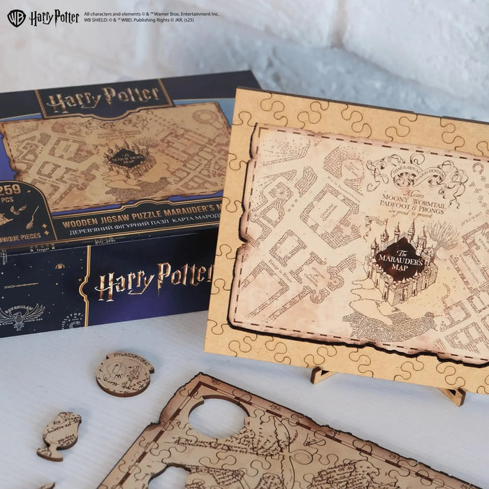Harry Potter Marauder's Map Wooden Jigsaw Puzzle Woods Story - for just $39.99! 