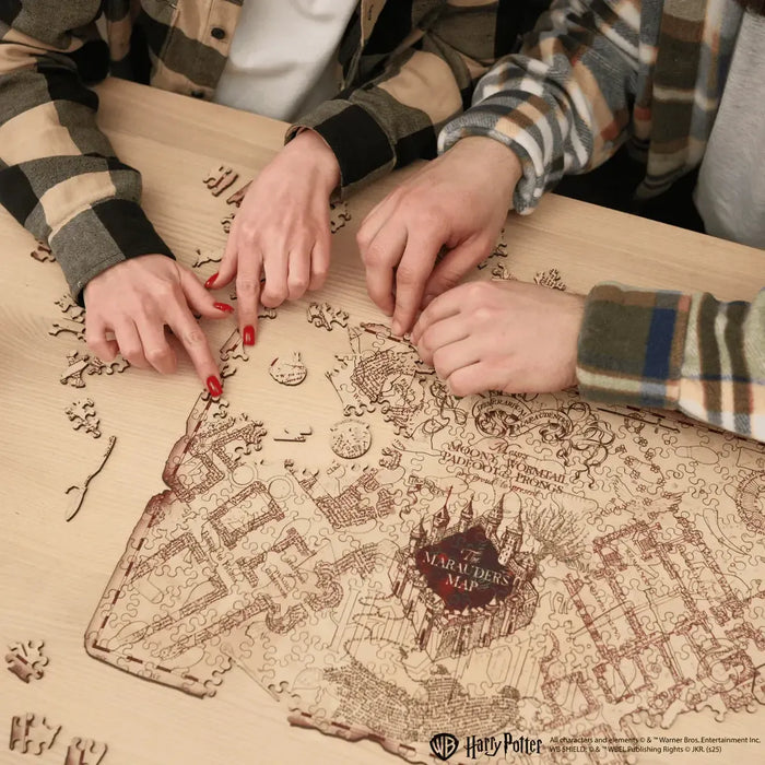 Harry Potter Marauder's Map Wooden Jigsaw Puzzle Woods Story - for just $39.99! 