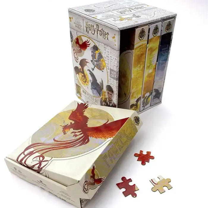 Harry Potter Mythical Creatures Set of 4 120 Piece Jigsaw Puzzles Paper House - for just $21.99! 