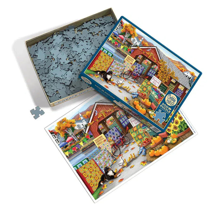 Harvest Festival 500 Piece Jigsaw Puzzle Cobble Hill - for just $17.99! 