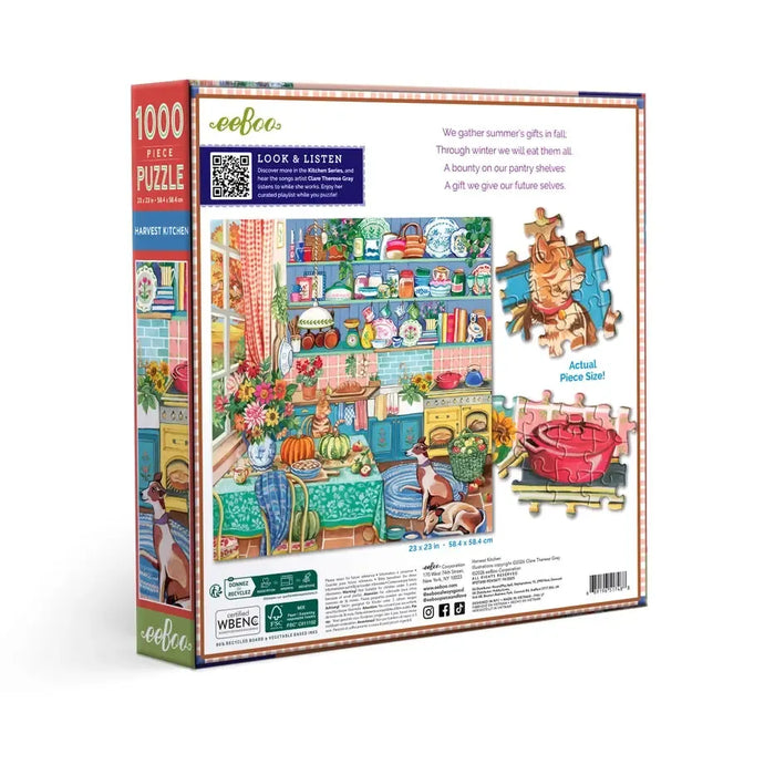 Harvest Kitchen 1000 Piece Jigsaw Puzzle eeBoo - for just $26.99! 