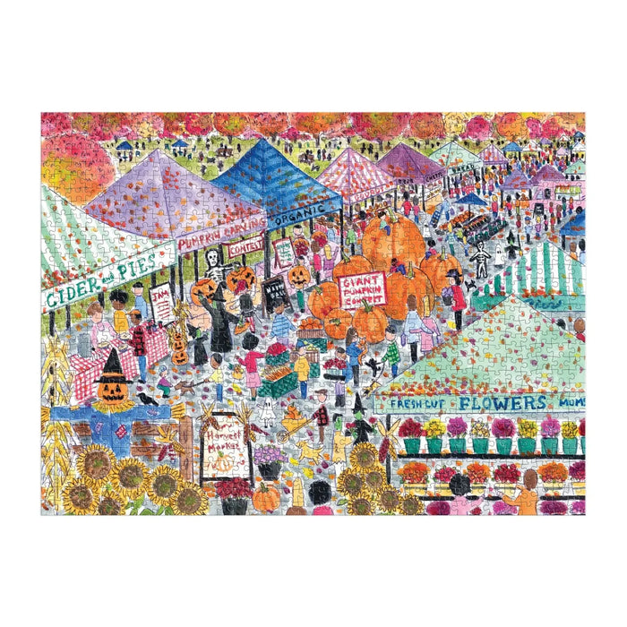 Harvest Market 1000 Piece Jigsaw Puzzle Galison - for just $19.99! 