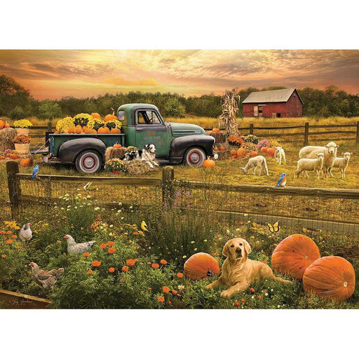 Harvest Time 1000 Piece Jigsaw Puzzle Cobble Hill - for just $19.99! 