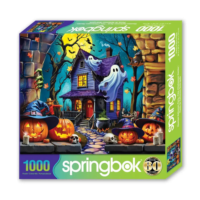 Haunted Halloween Party 1000 Piece Jigsaw Puzzle Springbok - for just $19.99! 