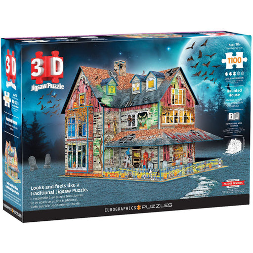 Haunted House 1100 Piece 3D Jigsaw Puzzle Eurographics - for just $44.99! 