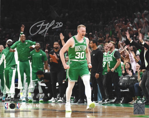 Sam Hauser Celebration Autographed Boston Celtics 8" x 10" NBA Finals Photo - for just $49.99! 