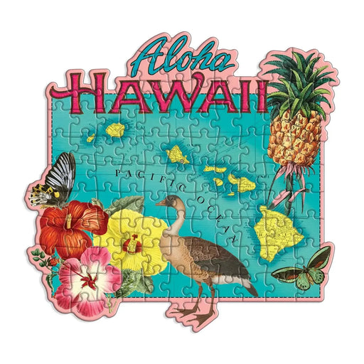 Hawaii 100 Piece Mini Shaped Jigsaw Puzzle Galison - for just $7.99! 