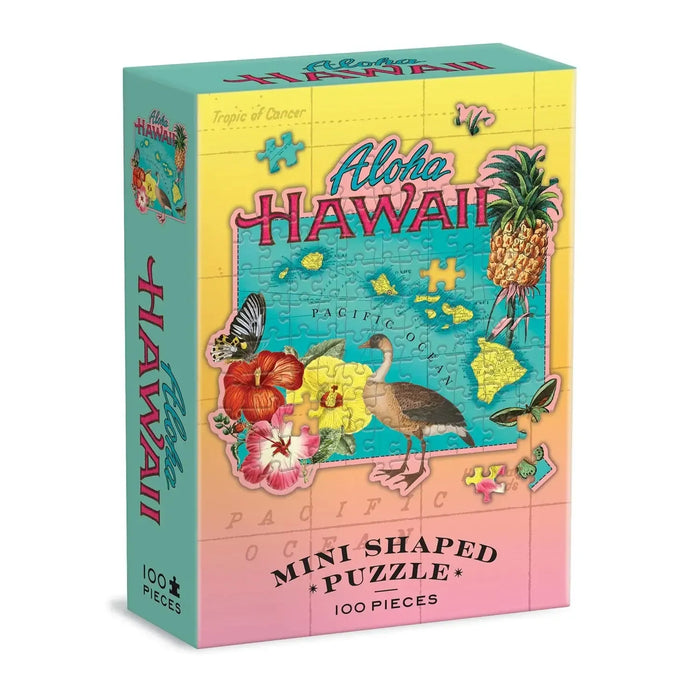 Hawaii 100 Piece Mini Shaped Jigsaw Puzzle Galison - for just $7.99! 