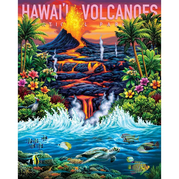Hawaii Volcanoes National Park 210 Piece Jigsaw Puzzle Boardwalk - for just $11.99! 