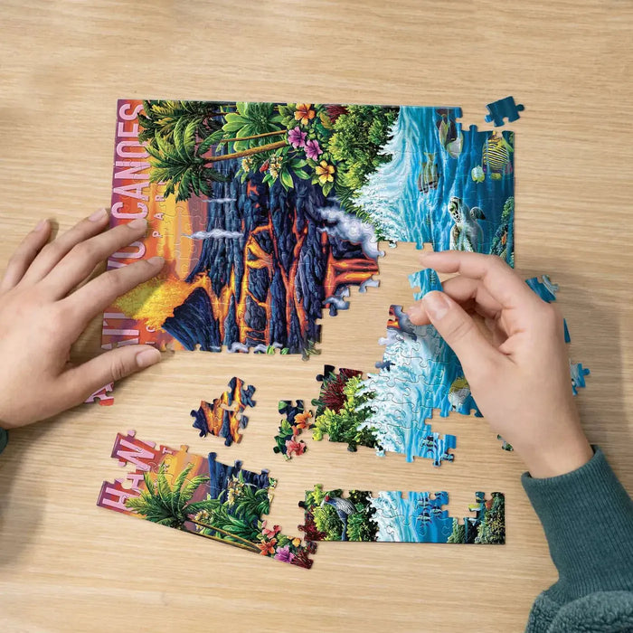 Hawaii Volcanoes National Park 210 Piece Jigsaw Puzzle Boardwalk - for just $11.99! 