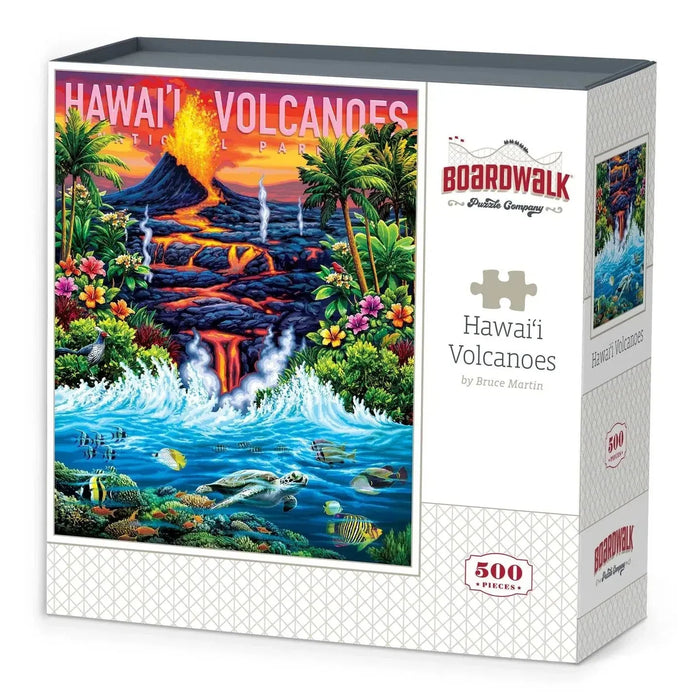 Hawai'i Volcanoes National Park 500 Piece Jigsaw Puzzle Boardwalk - for just $21.99! 
