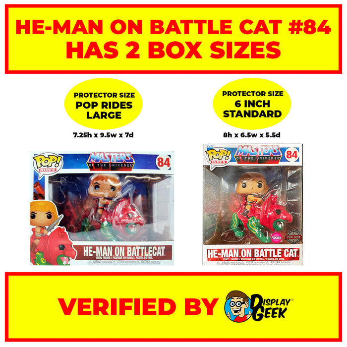 Pop Protector for He-Man on Battle Cat #84 Funko Pop Rides - for just $14.99! 