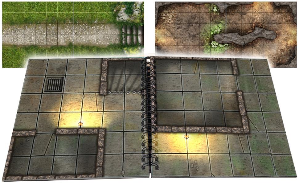 Little Book of Battle Mats: Dungeon Edition - for just $12.99! 