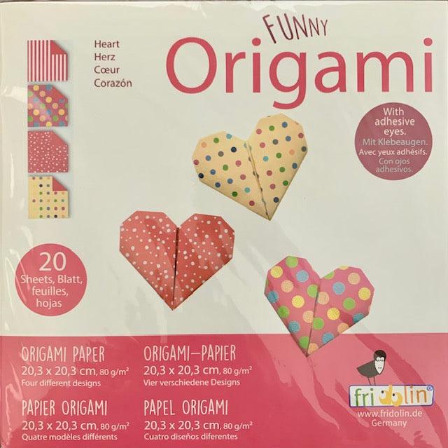 Heart Funny (20 cm) Origami Kit Fridolin - for just $6.99! 