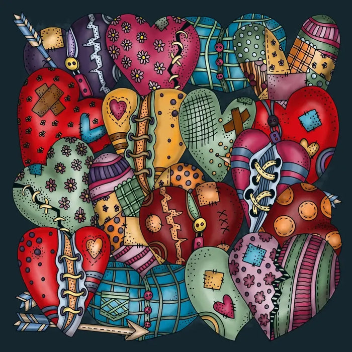 Hearts 242 Piece Jigsaw Puzzle with Display Frame Curiosi - for just $29.99! 